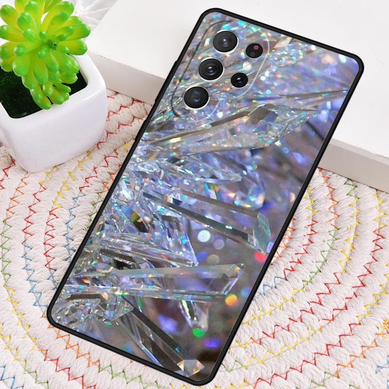 Чехол для телефона с узором из бриллиантовых кристаллов для Samsung Galaxy note 10 pro S26 Ultra S23 S24 FE S25 S21 S22 PLUS ударопрочный