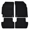 Tapis De Sol - Chevrolet - Spark - Velours Noir - 4 Pièces - Ajustement Précis