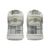 Nike Dunk High SE Tartan Plaid White Light Green GS Sneakers DV1724-100