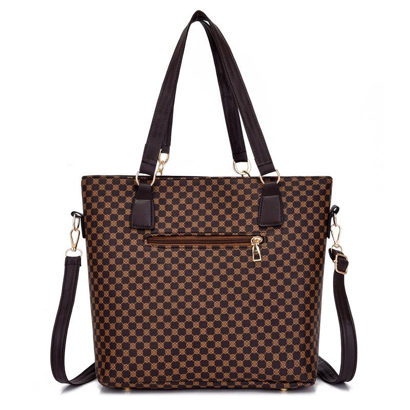 Женский многосекционный набор сумок через плечо для мамы и ребенка большой вместимости с популярным принтом