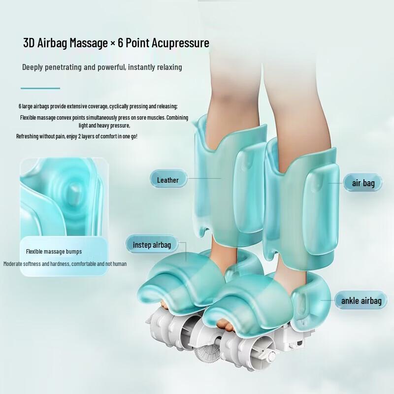 Philips Foot and Leg Massager with Airbag and Heat CN plug (adapter included)