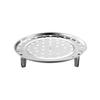 LIFEPUMP Steamer Plate for Pots [Supervised by a Professional Chef and Food Coordinator] (Stainless Steel) 4.5cm Tall Steaming Plate (18cm Diameter)