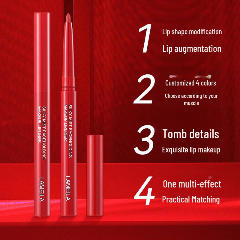 Lamei La Soft Mist Matte Lip Liner 927: Silky, Three-Dimensional, Long-Lasting, Fade-Resistant for Beginners.