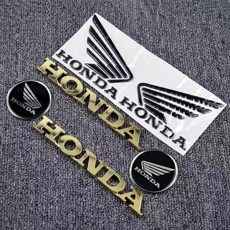 Honda Набор для модификации мотоцикла Логотип 3D наклейка HONDA Гальванизированная буквенная наклейка Водонепроницаемая наклейка Мотоаксессуары Cbr 600