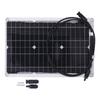 20W 18V Flexible Solar Panel Monocrystalline Solar Charge Board Panel for 12V Battery Security Camera Off Grid Application