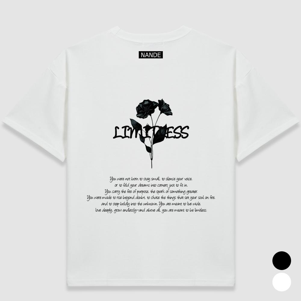 NANDE Limitless Oversized Graphic Short Sleeve T-Shirt