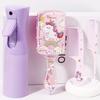 4pcs hair styling set, 200ml spray bottle, cute cartoon pattern square hair brush and 2 combs, Special for real hair wigs