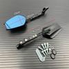 Adjustable ALUMINUM Custom Universal Motorcycle Rearview Side Mirrors 8mm 10mm For KAWASAKI Z750 HONDA R1 R6 FZ6 SUZUKI YAMAHA