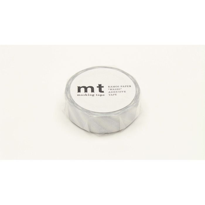 Masking Tape MT rayures argent - stripe silver