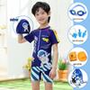 Быстросохнущий летний купальник для мальчиков: Милый и Модный Слитный Пляжный Костюм