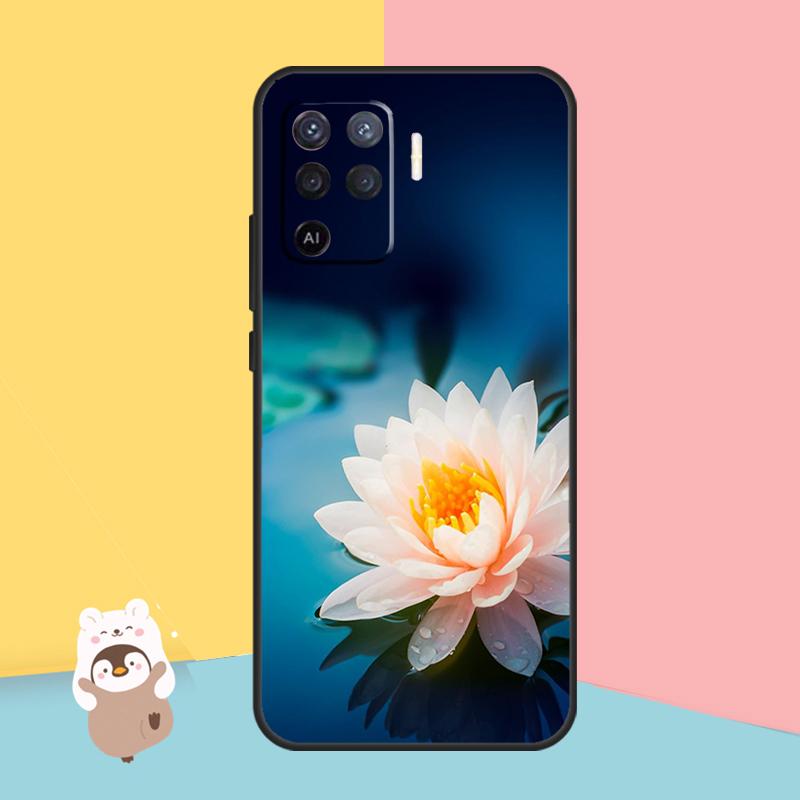 Летний чехол Lotus для OPPO A74 A93 A83 A91 A53S A9 A5 A31 A53 2020 A15 A16 A1K A52 A72 A94 A54, чехол