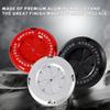 Car Push Start Stop Button Cover, Rotary Engine Start Spin Cover (Black)