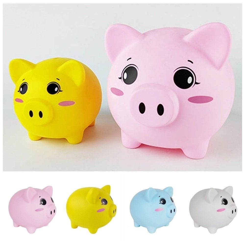 Savings Tank Pig Piggy Bank Decorative Pig Model Piggy Bank Cartoon Pig Money Boxes  Coins Cash