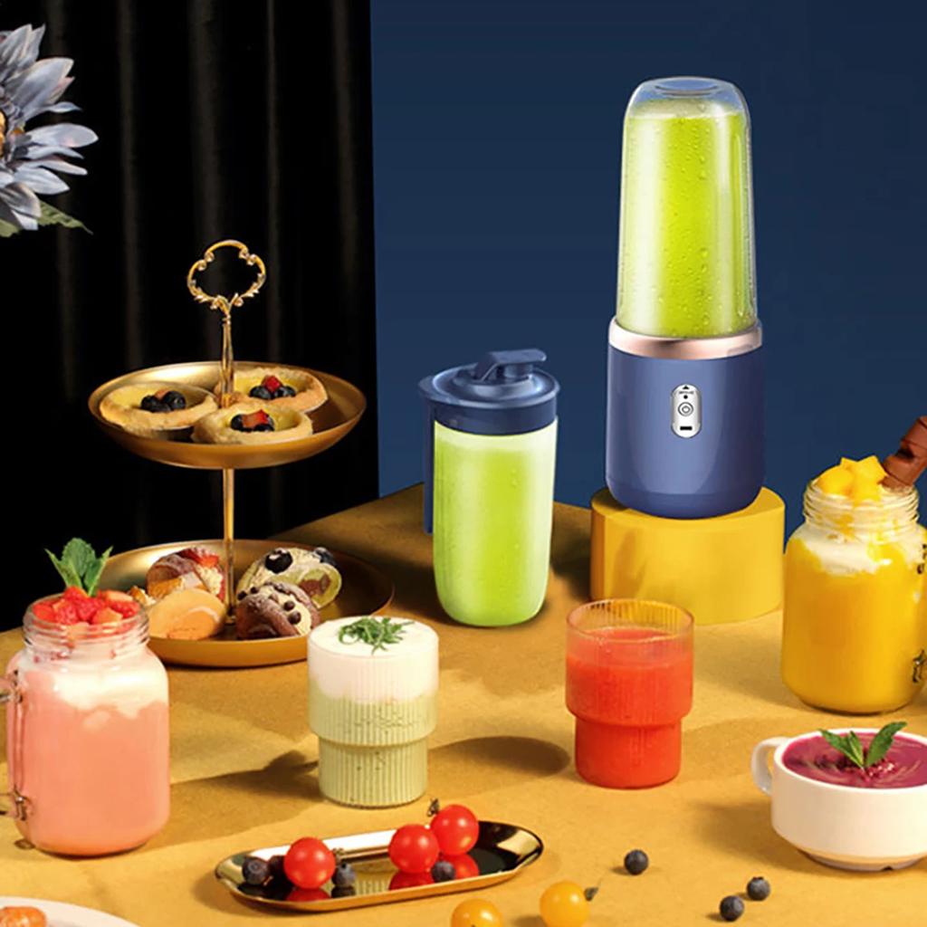 A Portable Small Charging Juicer Household Multifunctional Juicer Very Suitable for Carrying Smoothies and Fresh Juices With