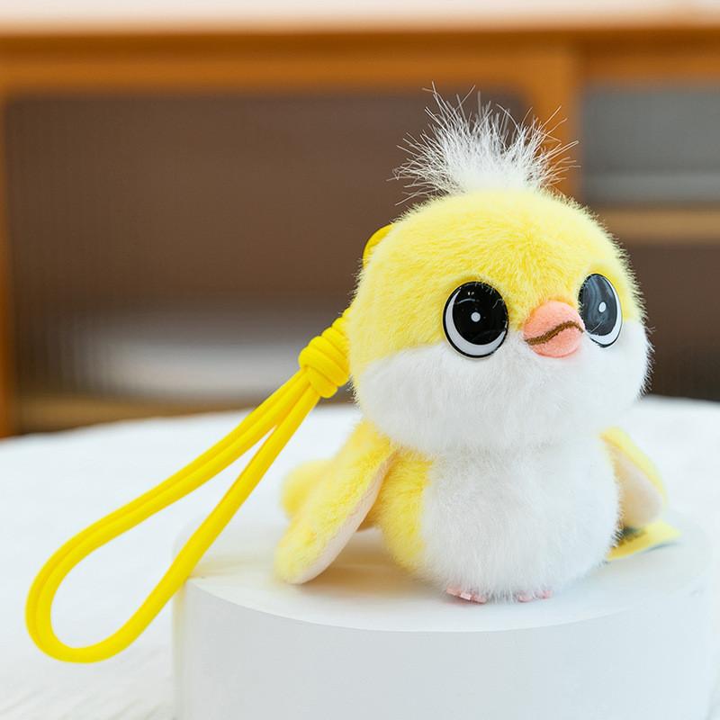 12cm Soft Bird Plush Figural Keychain For Kids Girls Boys Party Favor Gift
