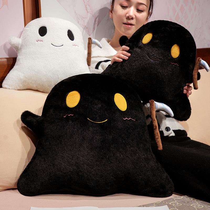 Мультяшная Мягкая Подушка-Привидение Плюшевая Игрушка Кукла Кукла-Привидение Домашняя Подушка Тряпичная Кукла Подарок на Хэллоуин