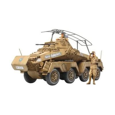 Tamiya Серия военных миниатюр 297 Немецкий армейский тяжелый бронеавтомобиль Корпус Африки Пластиковая модель 35297 1/35 Нет. 8-колесный Sd.Kfz.232