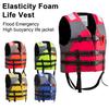Adult Life Jacket PE Foam Stain Resistant Polyester Secure Fit Adjustable Harness Closures Water Sports Boating Safety Life Vest