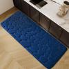 1pc Pebble Design Kitchen Floor Mat Thick Soft Washable Non-slip Absorbent Home Decorative Carpet Bathroom Mat