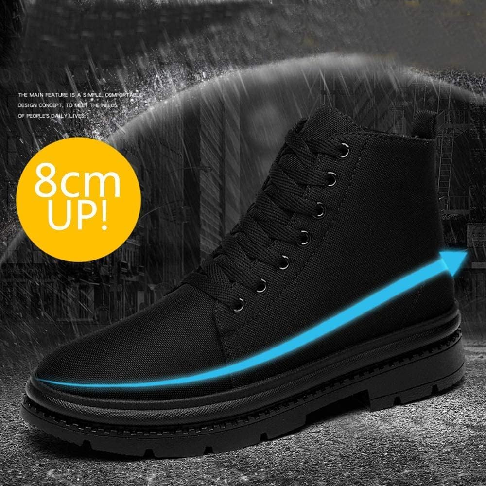 Эксклюзивный бренд Amazon 8CM UP Secret Boots Shoes Зимние ботинки средней высоты Addictive Comfort [MERLIN] Мужские мужские (Черный, 26,5 см)