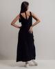 Summer Sundress with Decoration Nagrada 5137 36 Black Linen