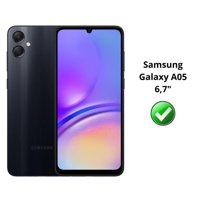 Verre Trempé pour Samsung Galaxy A05 [Pack 4] Film Vitre Protection Ecran Phonillico®