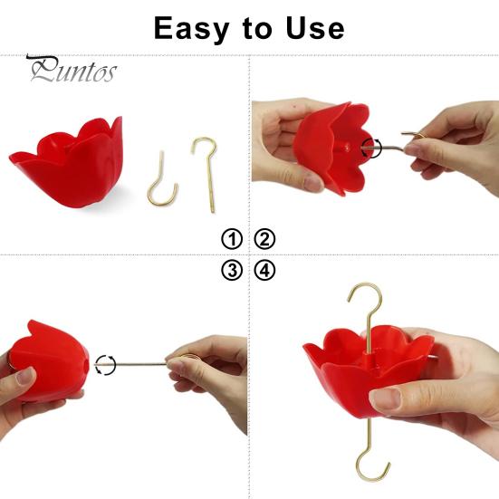 1 Set Unique Creative Sturdy Water Feeder Hook Upside Down Umbrella Shape Water Feeder Hook Daily Use