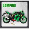 1/9 Kawasaki Ninja ZX-10R High Performance Superbike Alloy Metal Diecast Model Motorcycle Sound & Light High Simulation Collect