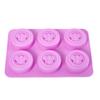 1 шт. Силиконовая форма для мыла с 6 ячейками в форме пчелы, форма для мастики и торта, аксессуары для выпечки