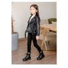 Girls Chelsea Boots Winter Kids Fashion Short Schoolwear Black PU Leather Side Zip