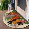Cat Printed Floor MATS, Decorative MATS for Entering and Leaving The House, Anti-slip Foot MATS for Bathrooms and Toilets