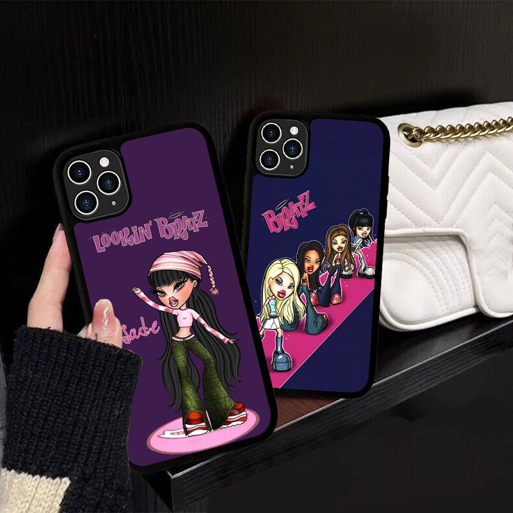 B-Bratzs For iPhone 17 16 15 14 13 12 11 Mini Pro Max Plus PC+TPU Back Phone Cover