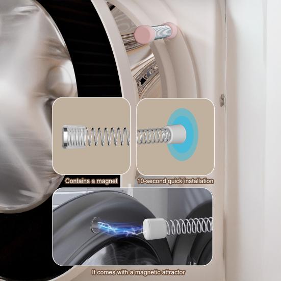 2/4/6 шт. Поддержка дверцы стиральной машины Магнитная фиксация Эластичная амортизация Предотвращает запах Легко использовать Блокиратор дверцы стиральной машины