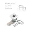 Aluminum Alloy / Zinc Alloy Square Cam Lock High Safety Key Operated Machinery Cabinet Electrical Box Industrial Boxes Quarter