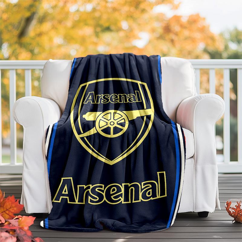 1pc A-Arsenal10 Theme Blanket - Digital Print, Polyester, Cozy for All Seasons, Perfect for Outdoor, and Travel