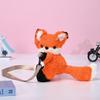 Fox Plush Shoulder Bag Cute Fluffy Curly Hair Doll Soft Small Bag Handbag Coin Purse Kids Good Night Buddy Girl Gift Car Decor