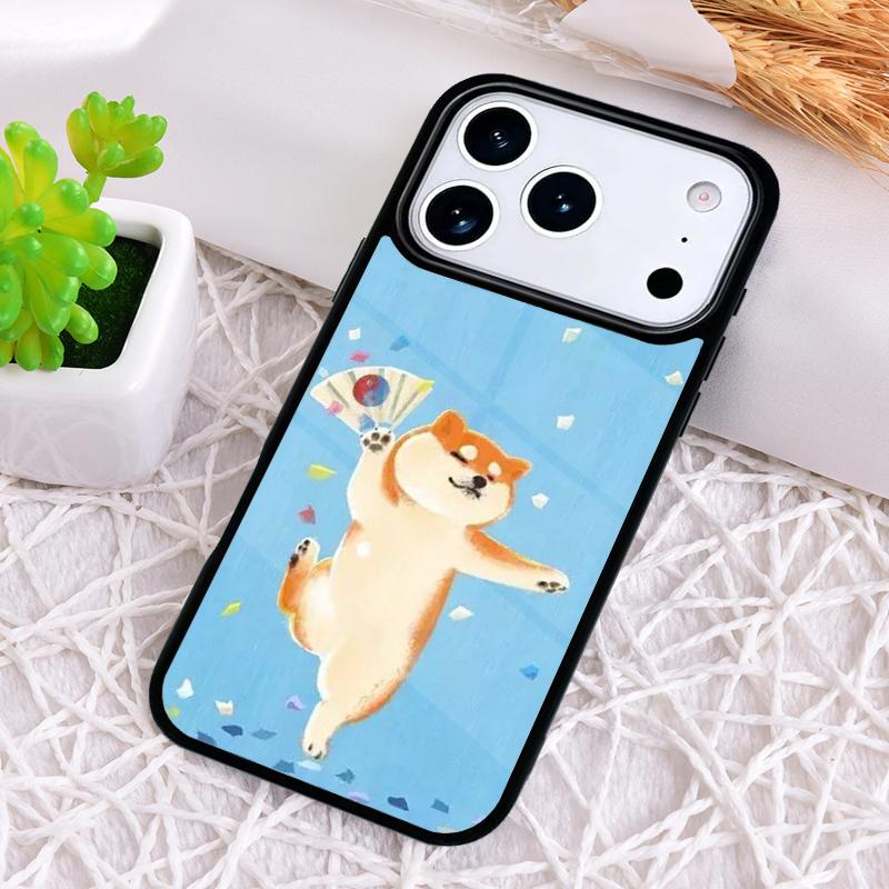 Animal Shiba Inu Phone Case for iPhone 17 Air 16 15 11 12 14 13 Pro Max Shockproof Cover