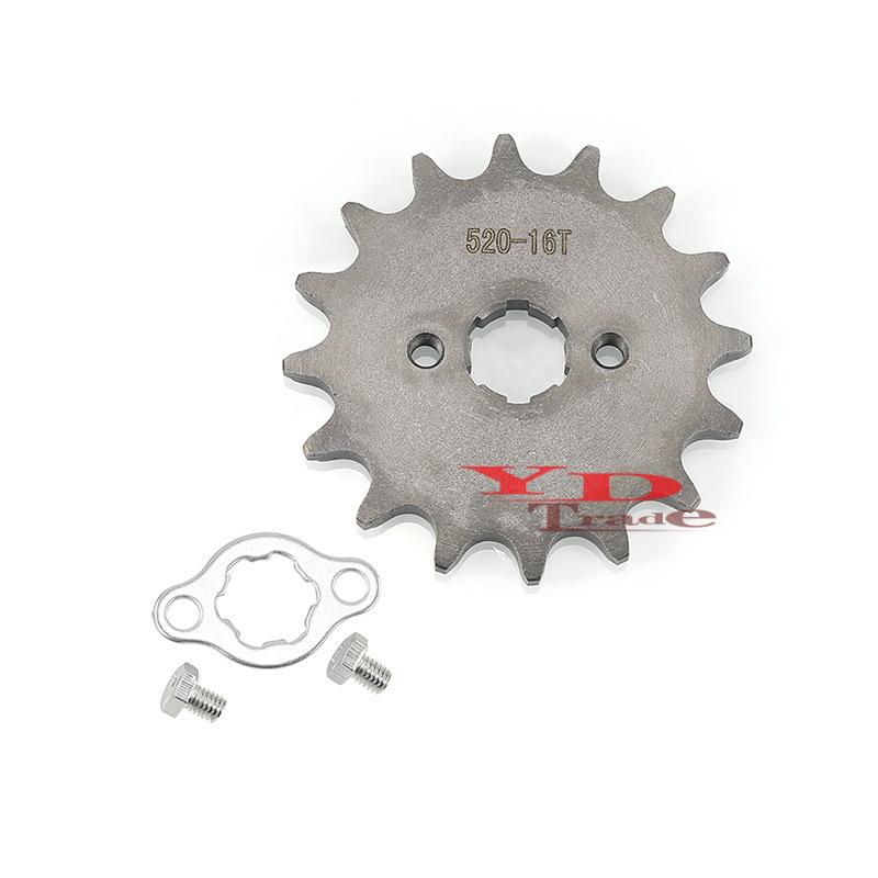 ATV Beach Car Off-Road Motorcycle Gear Sprocket 520 Цепь (10-22Т)