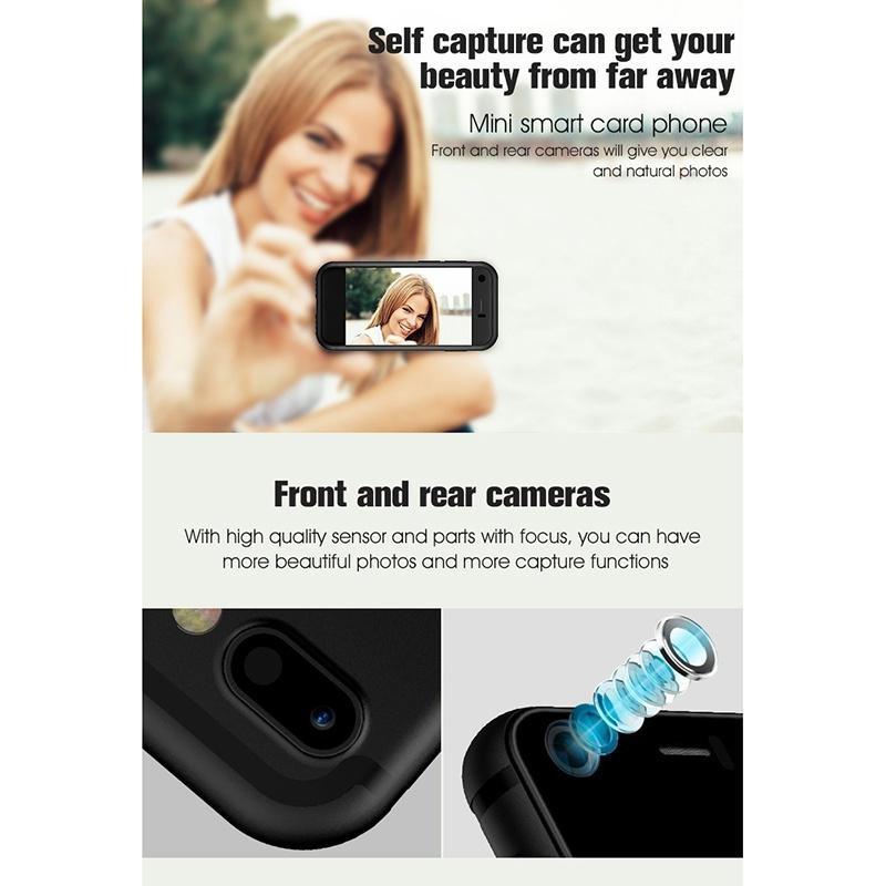 Soyes 7S Маленький смартфон 2,5 дюйма Android 9.0 MTK6580 RAM 2 ГБ ROM 16 ГБ Две SIM-карты 5-мегапиксельная камера 600 мАч Аккумулятор 3G мобильный телефон