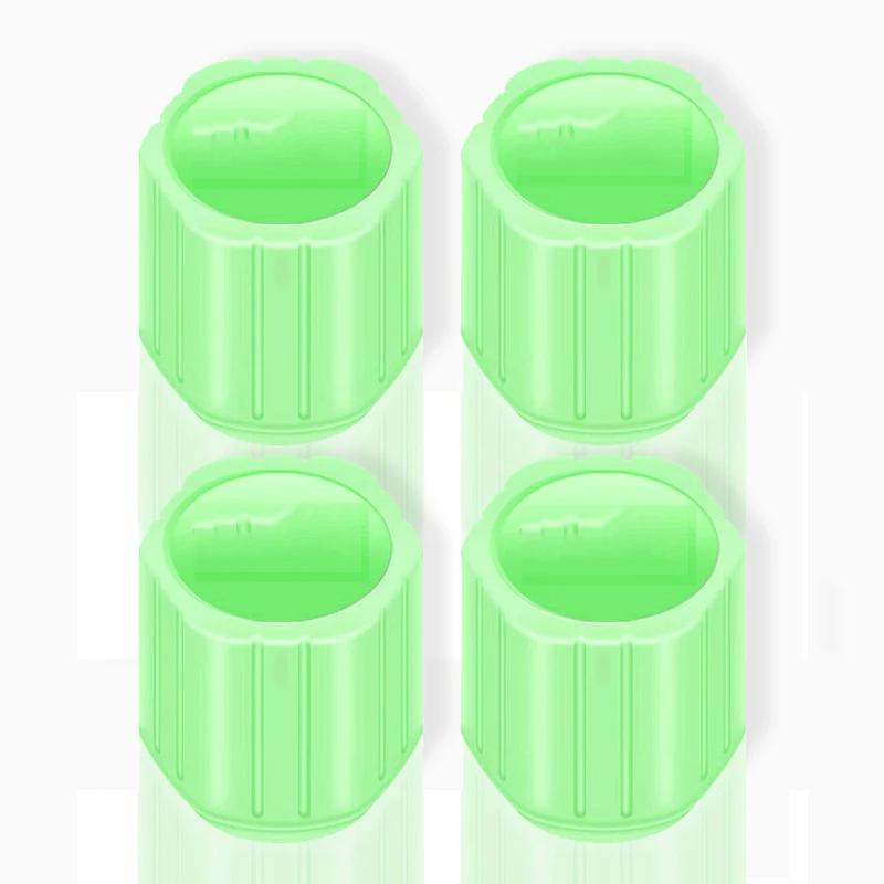 ZDFVU1 4Pcs Car Tire Valve Caps Luminous Valve Stem Caps Car Styling for VW CC Golf 6 7 GTI Tiguan Passat B5 B6 B7 Jetta