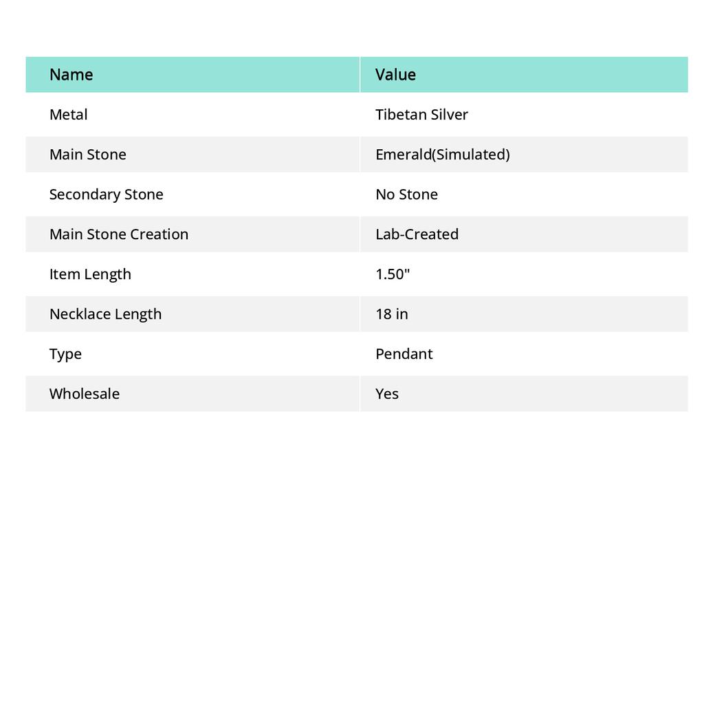 Изумруд Натуральный Драгоценный Камень Ручной Работы Новогодний Подарок Ювелирное Изделие Подвеска 1,50" w9I89