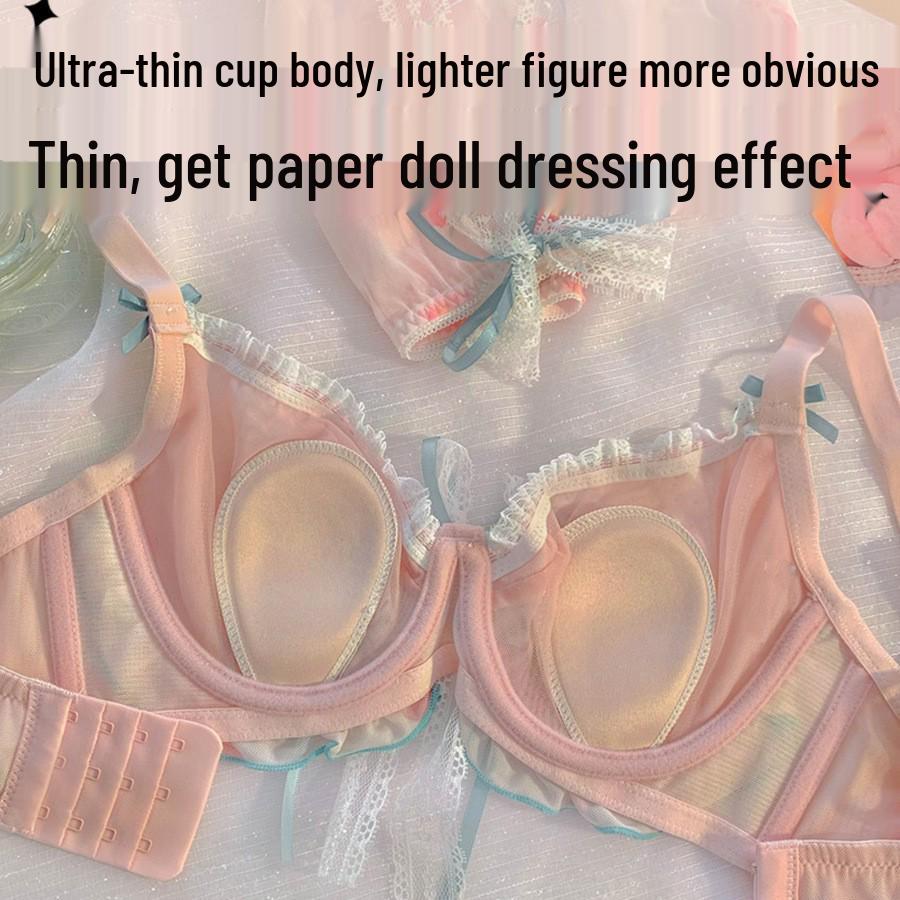 Сладкий и Томный: Японский стиль ультратонкий бюстгальтер с кроличьими ушками – Летнее женское нижнее белье для утонченного образа