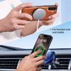 Для Samsung S25 Ultra Plus Магнитный чехол-подставка из кожи Magsafe для Galaxy S25+ S24 S22 S23 Ultra Matte Cover Shell