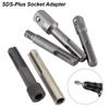 5Pcs/Set Chuck Adapters SDS-Plus Socket Adapter Set Socket Attachment Extension Drill Bit