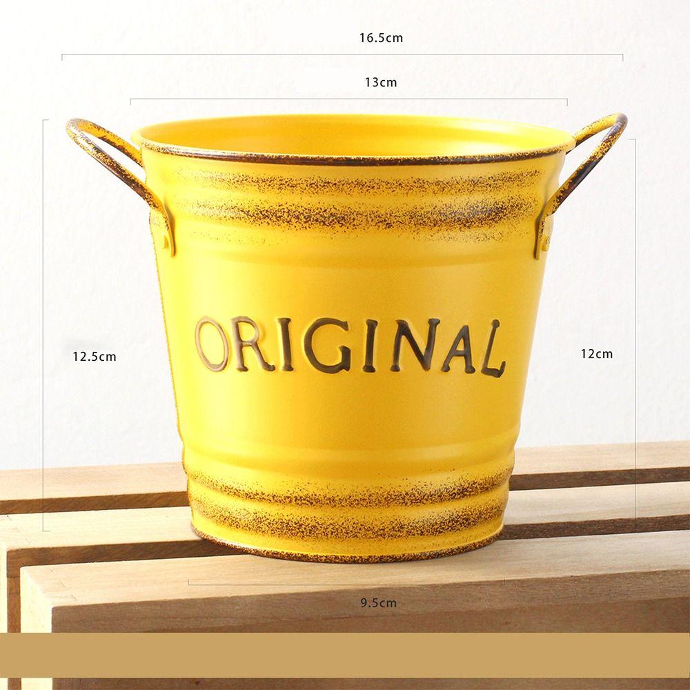 Plants Planter Flowerpots Metal Bonsai Flowerpot Creative Iron Flower Pot