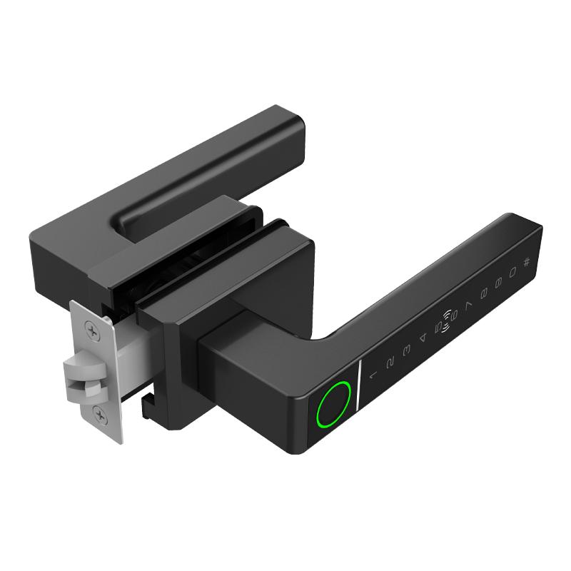 Key Card Israel Fingerprint Digital Cerradura Inteligente Para Puerta Frameless Glass Door Smart Lock