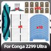Compatible for Conga 2299 Ultra Replacement Main Side Brush HEPA Filter MOP Pads Dust Bags Spare Parts Accessories