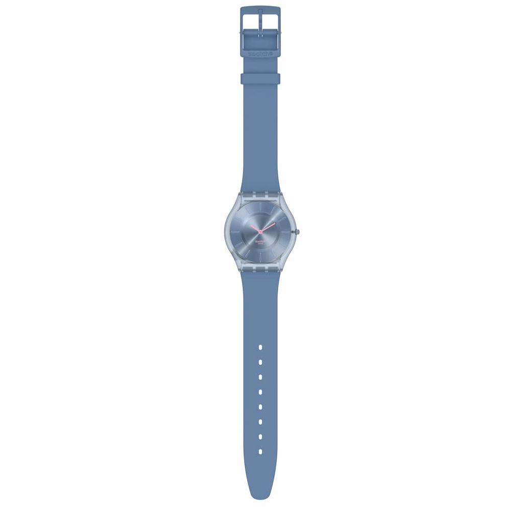 Женские часы Swatch Джинсово-синие SS08N100-S14