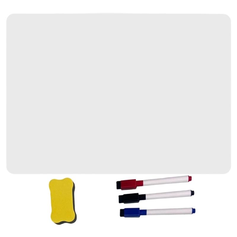 A3 A4 Magnetic Dry Erases Board for Refrigerator Fridge Magnetic Whiteboard with Markers Erasers Easy to Write and Clean