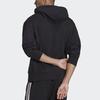 Adidas Originals Embroidered Trefoil Solid Color Hoodie Unisex Hoodie Black HF6373